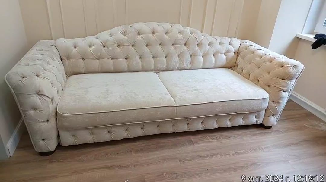 Замена обивки дивана на дому. Богородицк